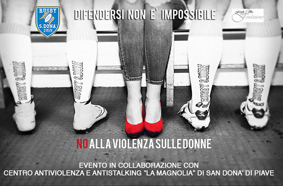 Il Rugby San Donà dice NO alla violenza sulle donne
