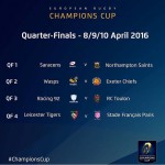 Ecco i quarti di European Champions Cup