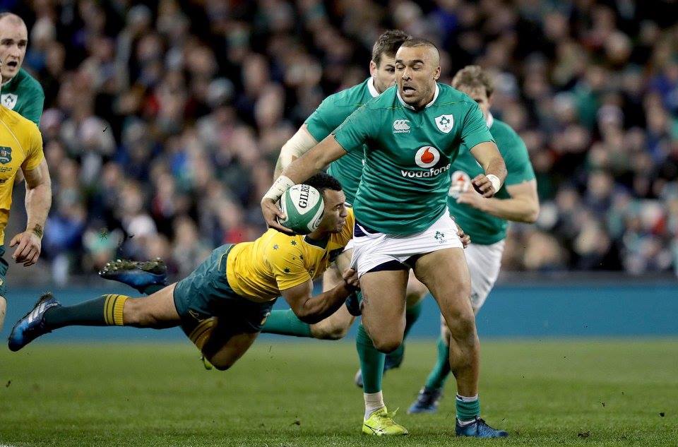 irlanda australia test match